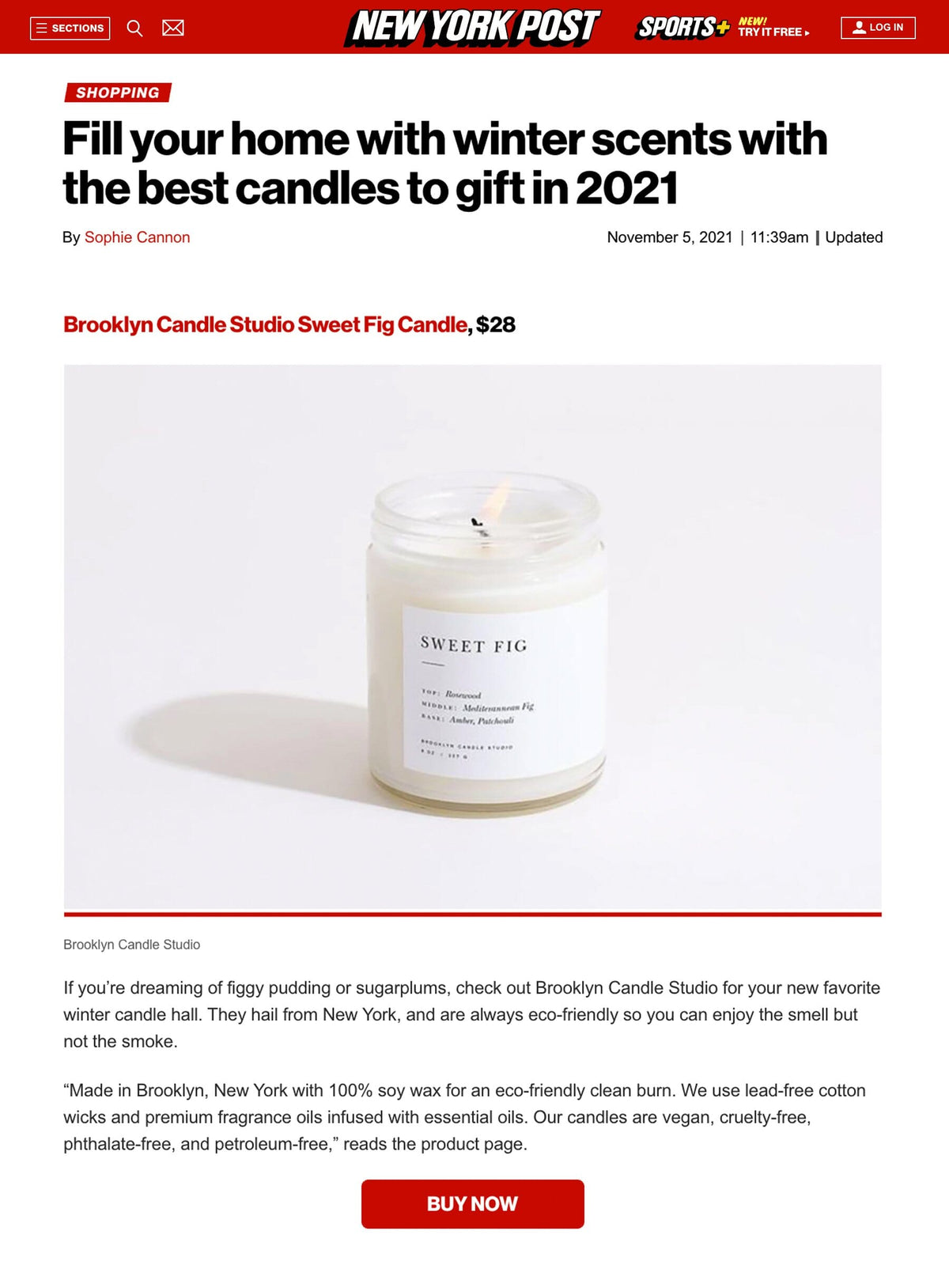 New York Post: November 2021