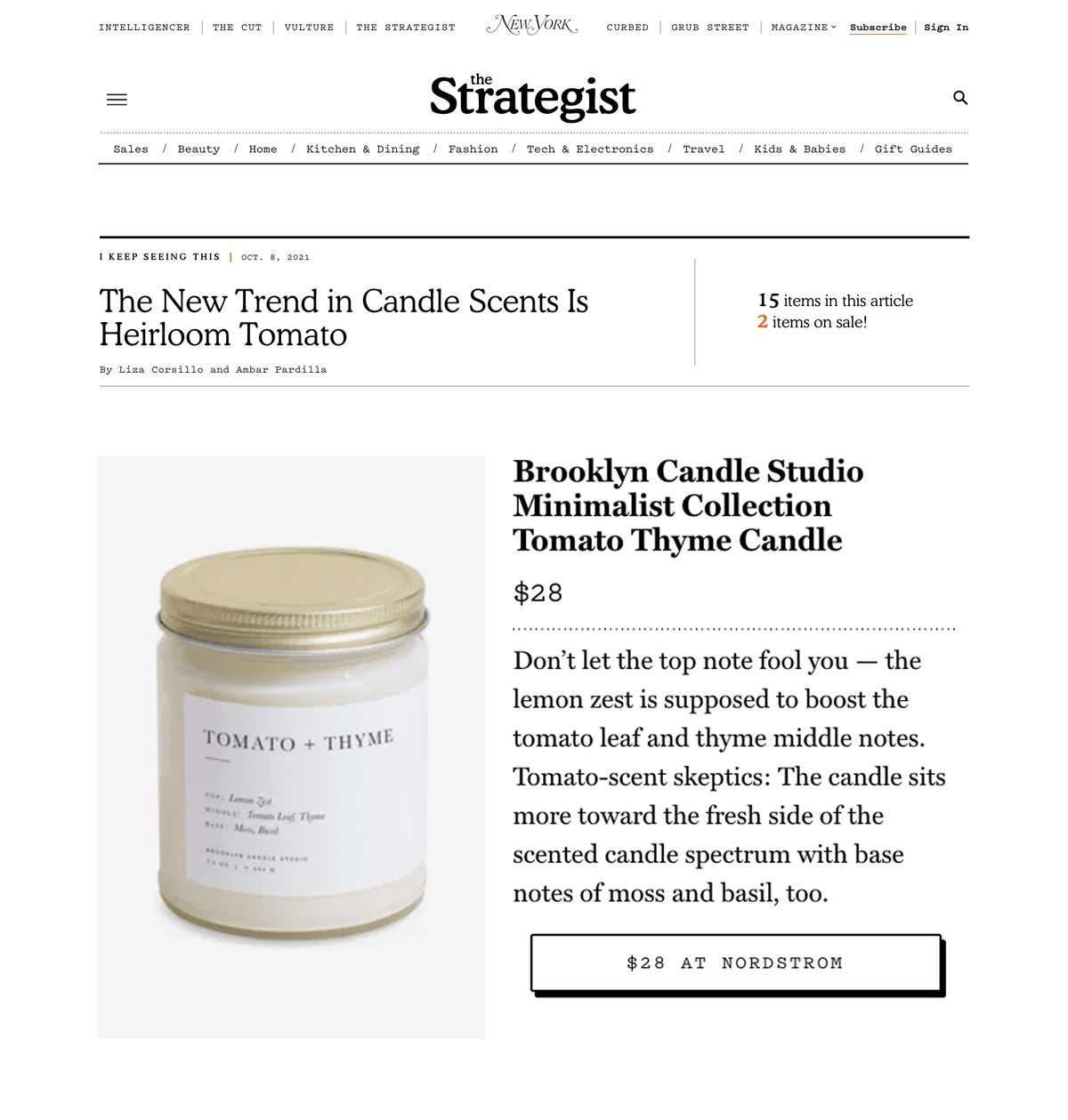 The Strategist: October 2021