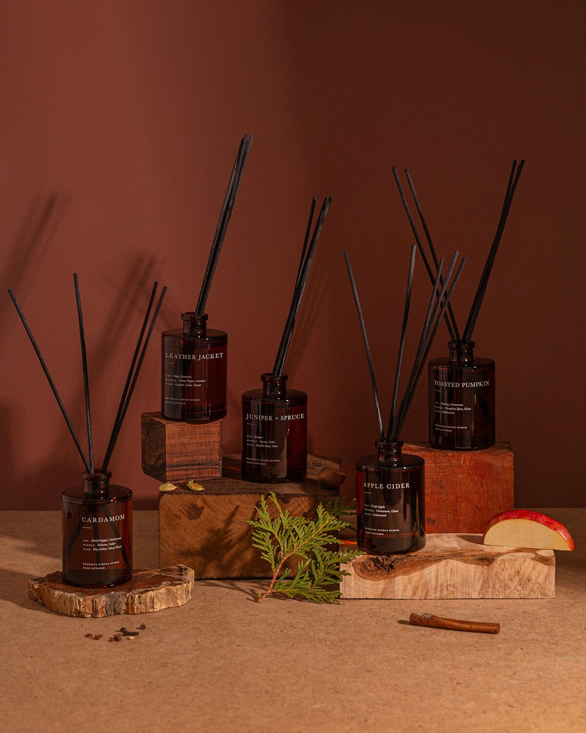 Apple Cider Reed Diffuser Reed Diffusers Brooklyn Candle Studio 