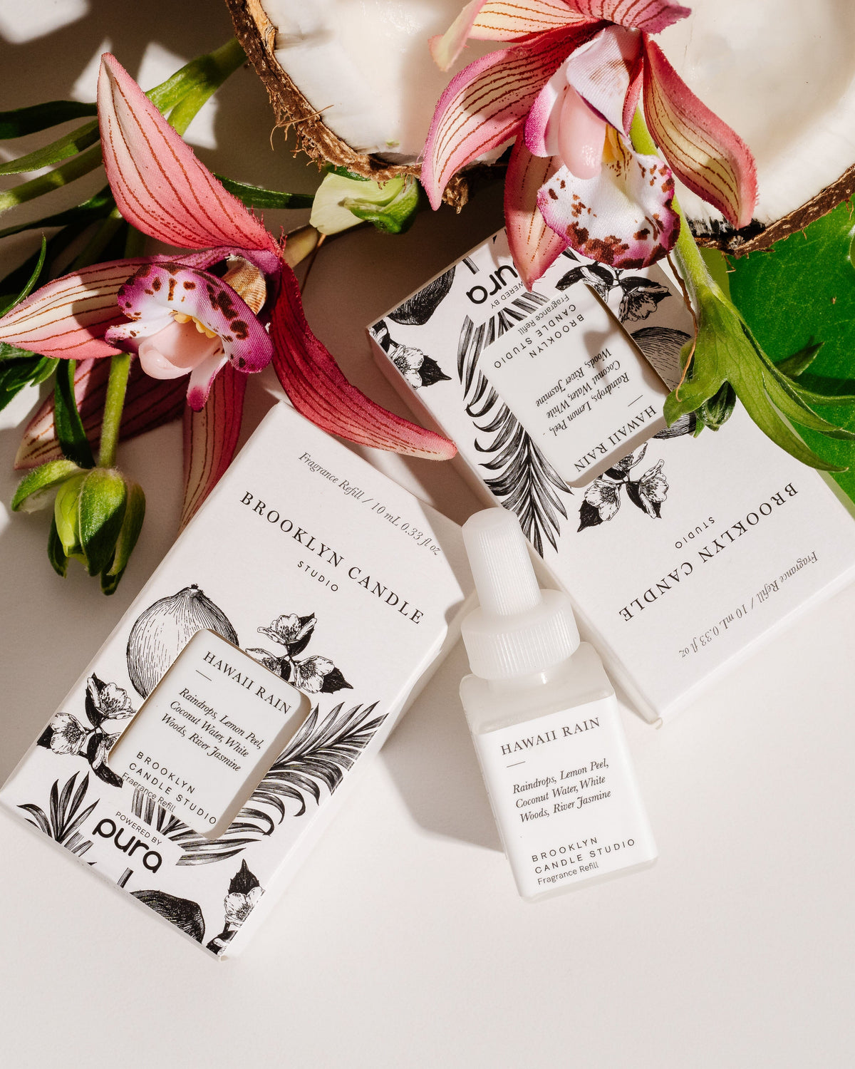 Hawaii Rain Refill for Pura Pura Brooklyn Candle Studio 