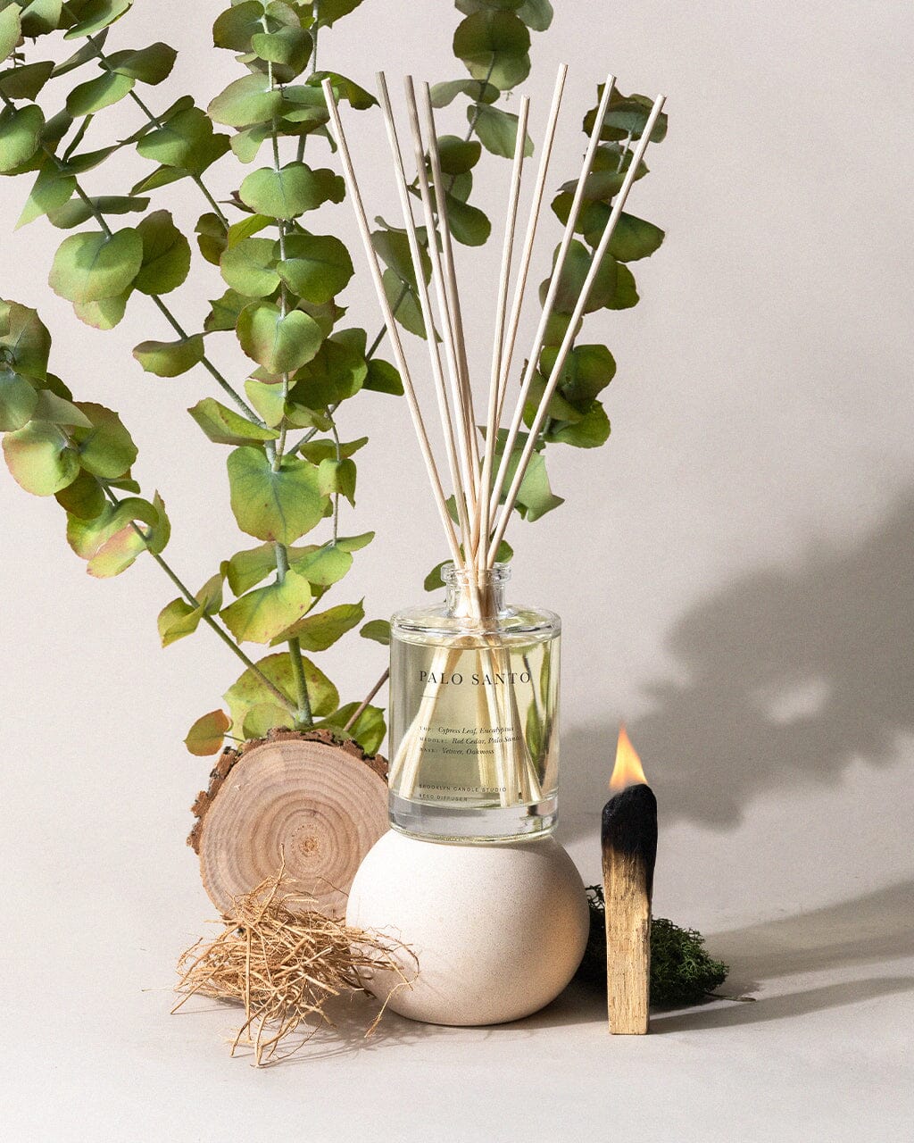 Palo Santo Reed Diffuser Reed Diffusers Brooklyn Candle Studio 