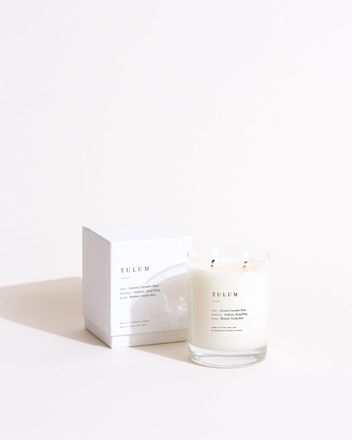 Tulum Classic 2-Wick Candle Escapist Collection Brooklyn Candle Studio 