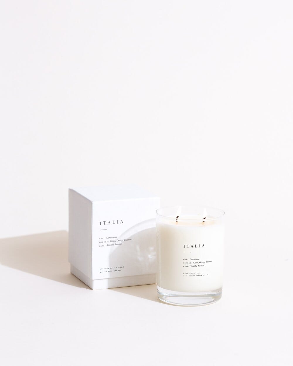 Italia Classic 2-Wick Candle Escapist Collection Brooklyn Candle Studio 